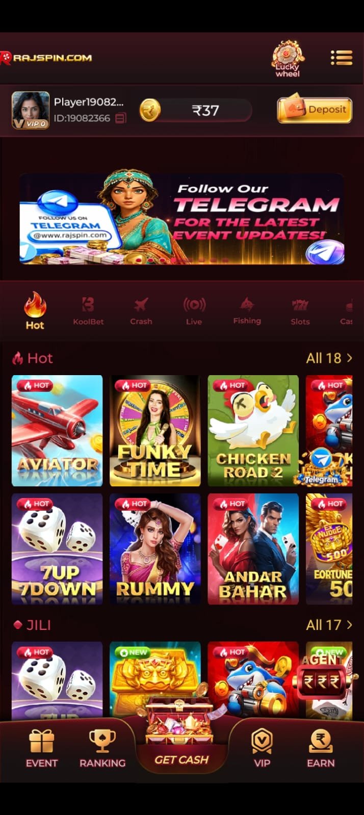 RajSpin App